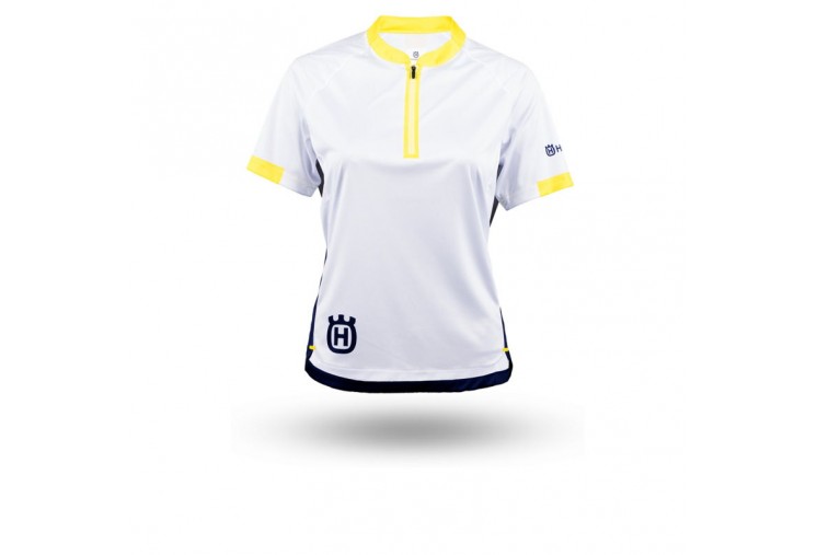 Husqvarna woman remote jersey WHITE